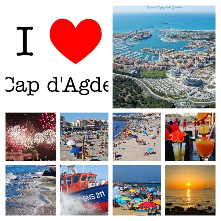 Studio Chaleureux Au Cap D'Agde Eksteriør bilde